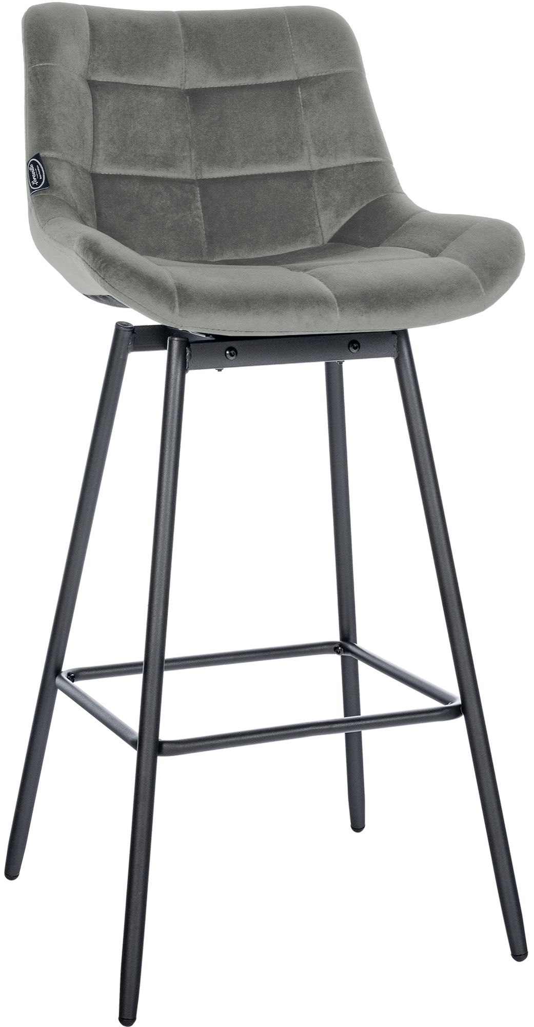 Barhocker Weston Schwenkbar Samt