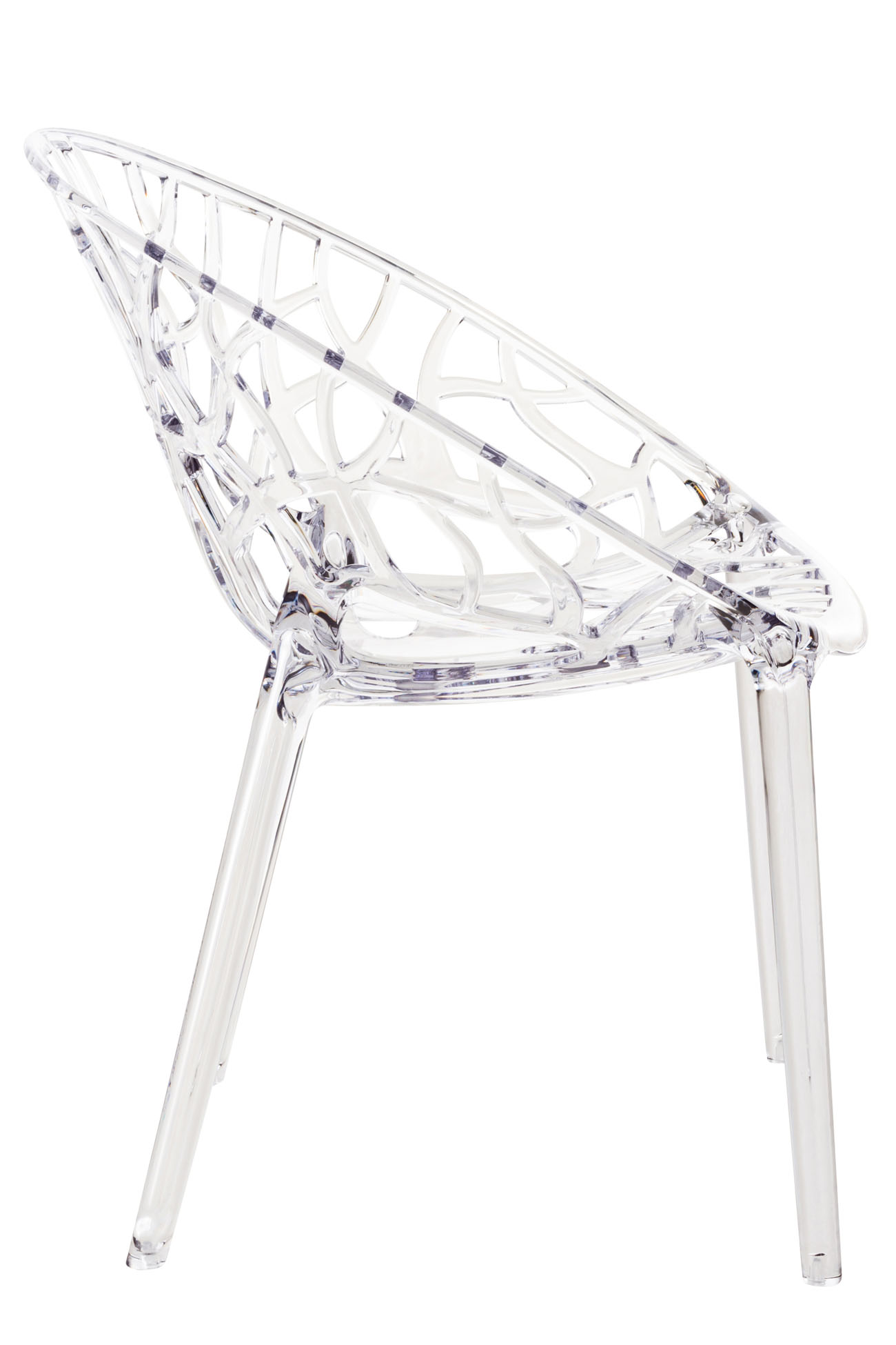 2er SET Stapelstuhl CRYSTAL