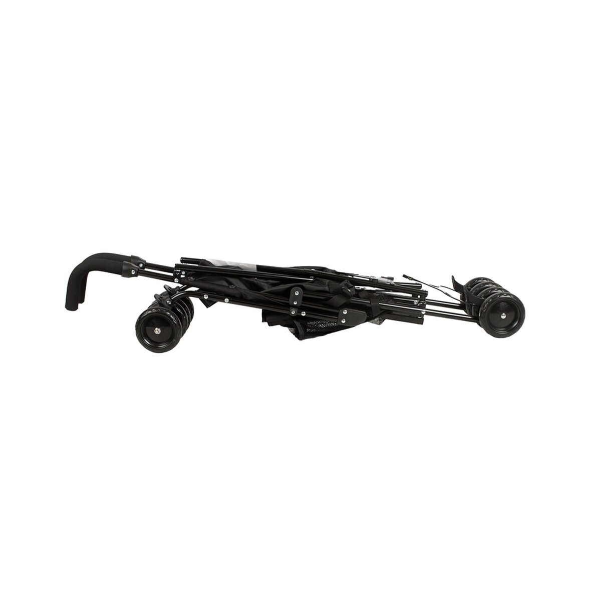 BabyTrold Speed Buggy Schwarz klappbar, 4 kg, bis 15 kg, mit Korb