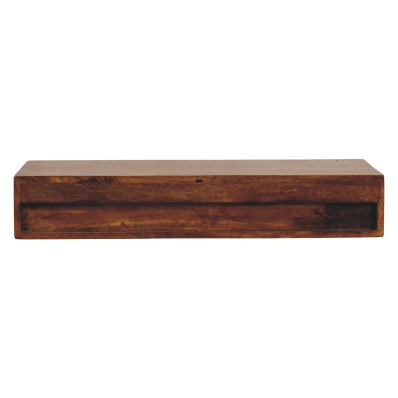 Lunar Wandkonsole aus Kastanienholz mit 2 Schubladen