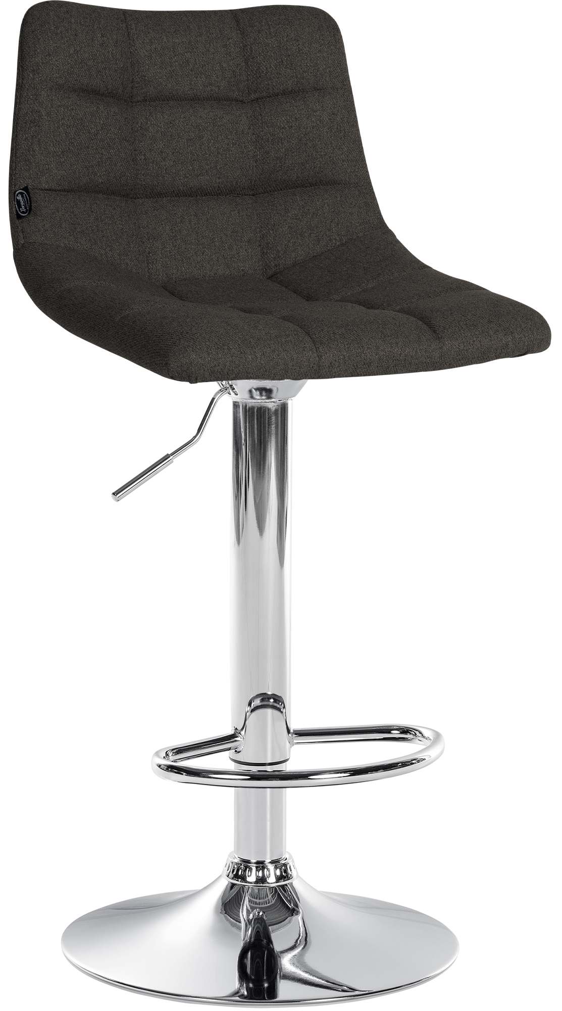 2er Set Barhocker Jerry Stoff chrom