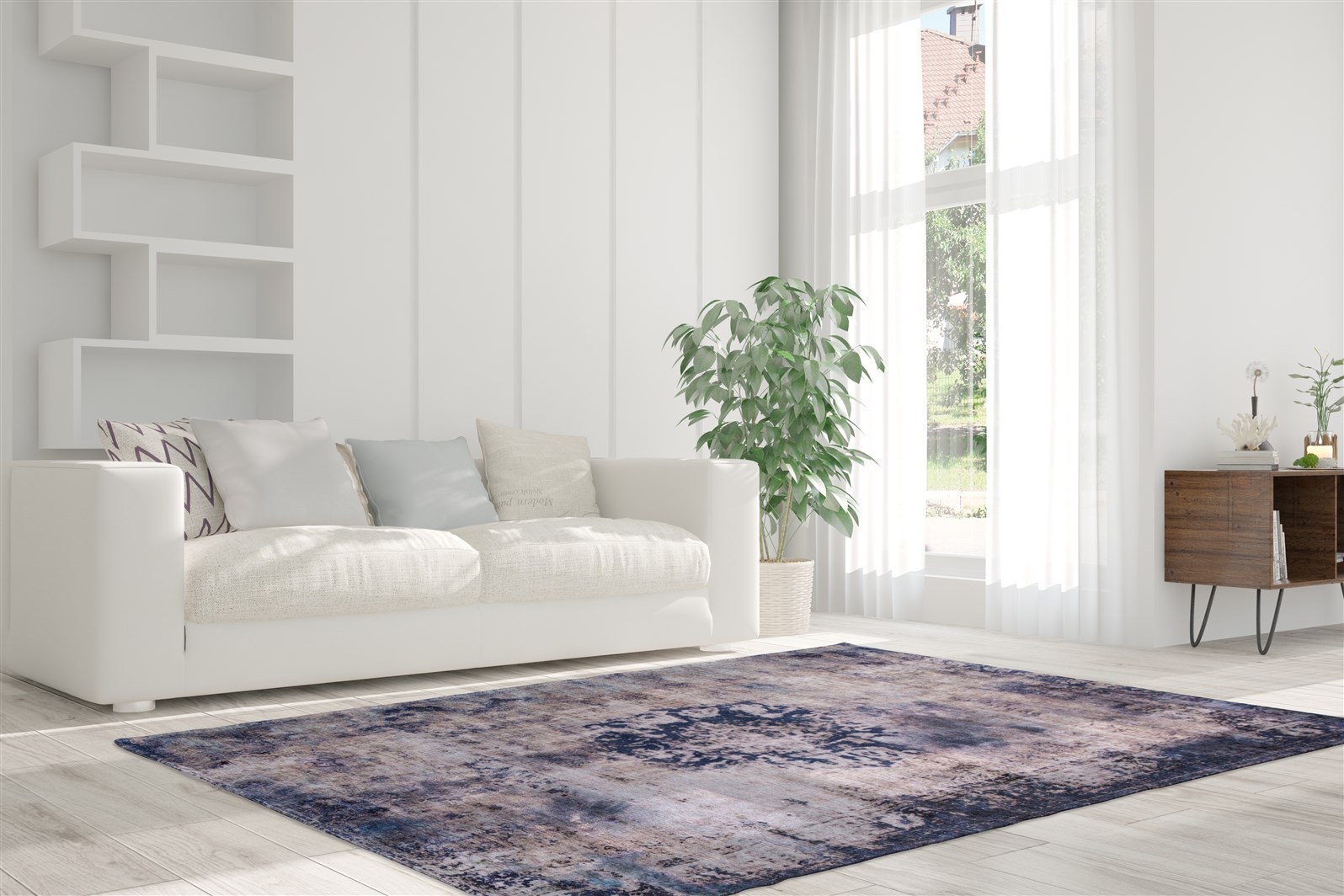 Teppich Vintage 8403 Blau 200cm x 290cm