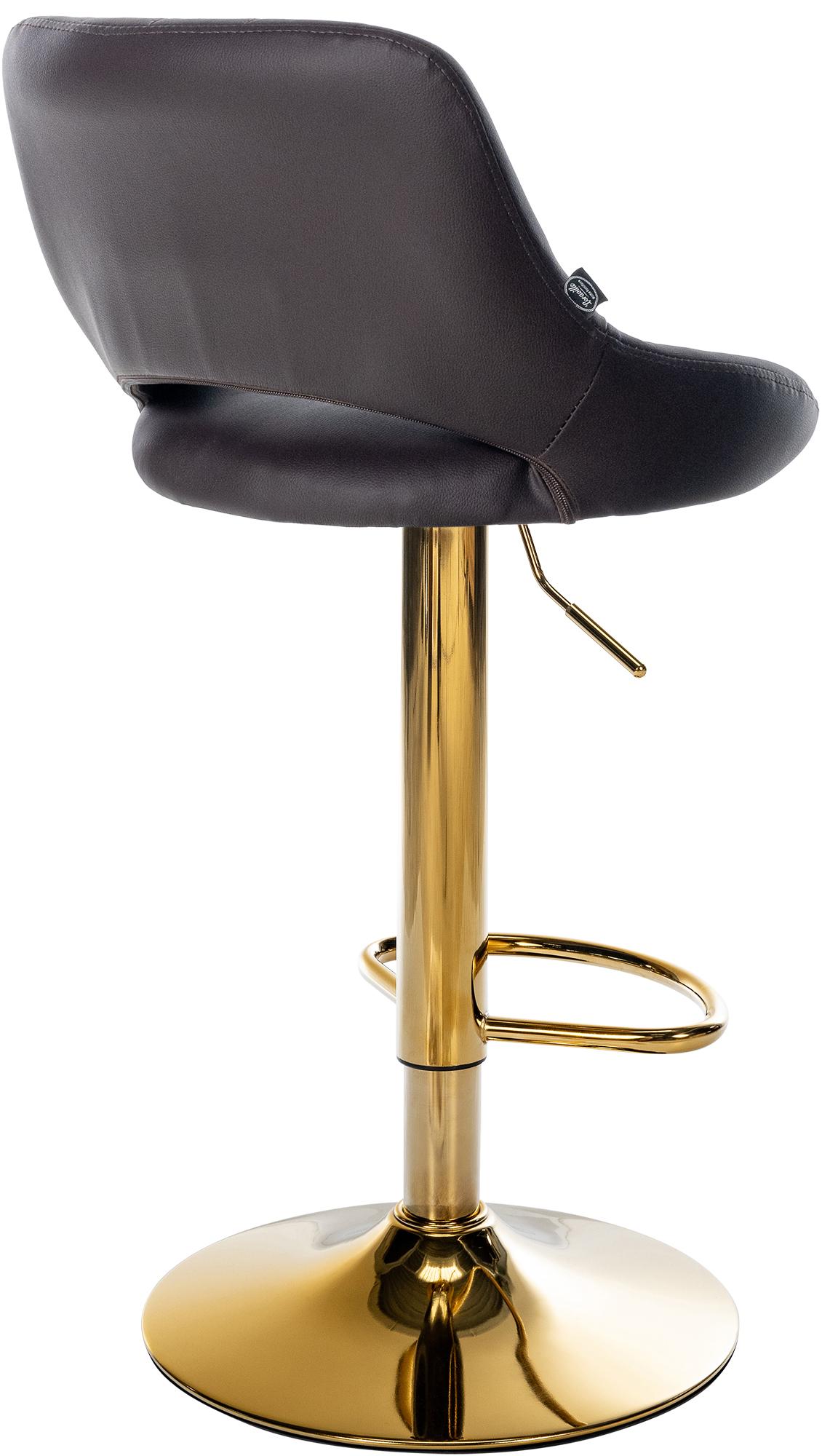 Barhocker Milet Kunstleder gold