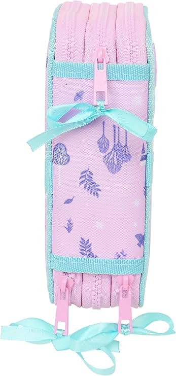SAFTA Eiskönigin Frozen / Die Eiskönigin - "Cool Days" Mäppchen mit 3 Fächern und Inhalt - 20 cm