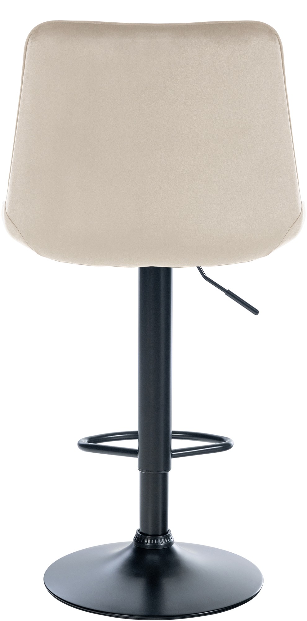 2er Set Barhocker Toni Samt schwarz