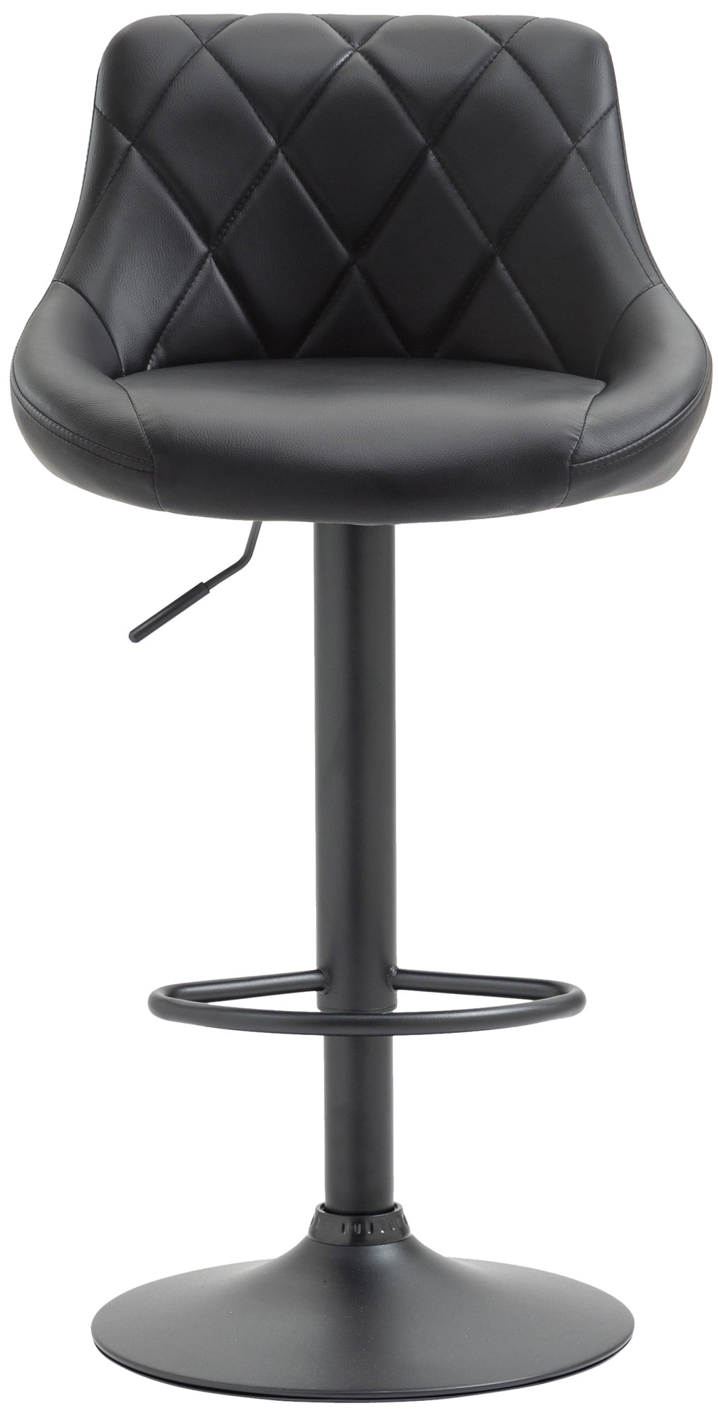 Barhocker Lazio Kunstleder schwarz