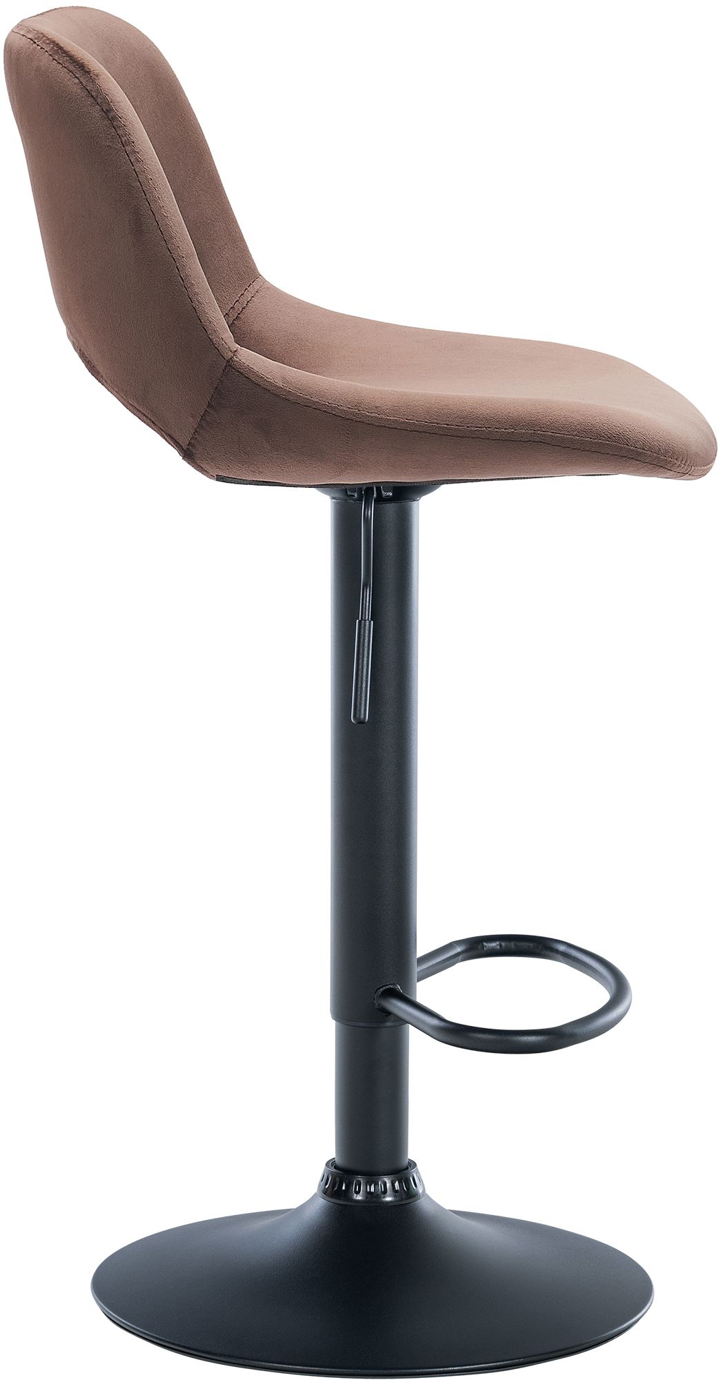 Barhocker Camden Samt schwarz