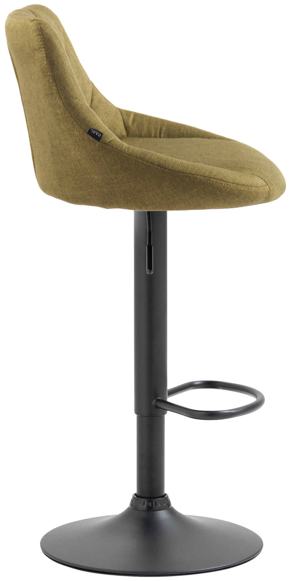 Barhocker Lazio Stoff schwarz