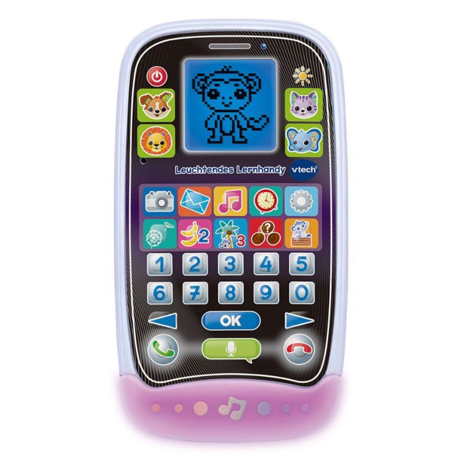 Vtech Electronics Europe GmbH Lernspiele Ready, Set, School - Leuchtendes Lernhandy - 15 cm