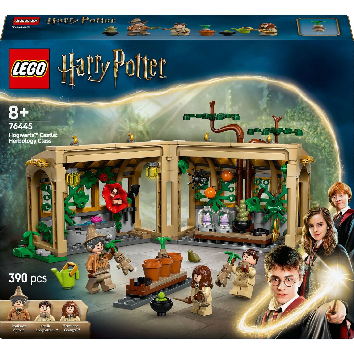 LEGO® Bau- & Konstruktionsspielzeug LEGO® Harry Potter™ 76445 - Schloss Hogwarts™: Kräuterkundeunterricht (390 Teile)