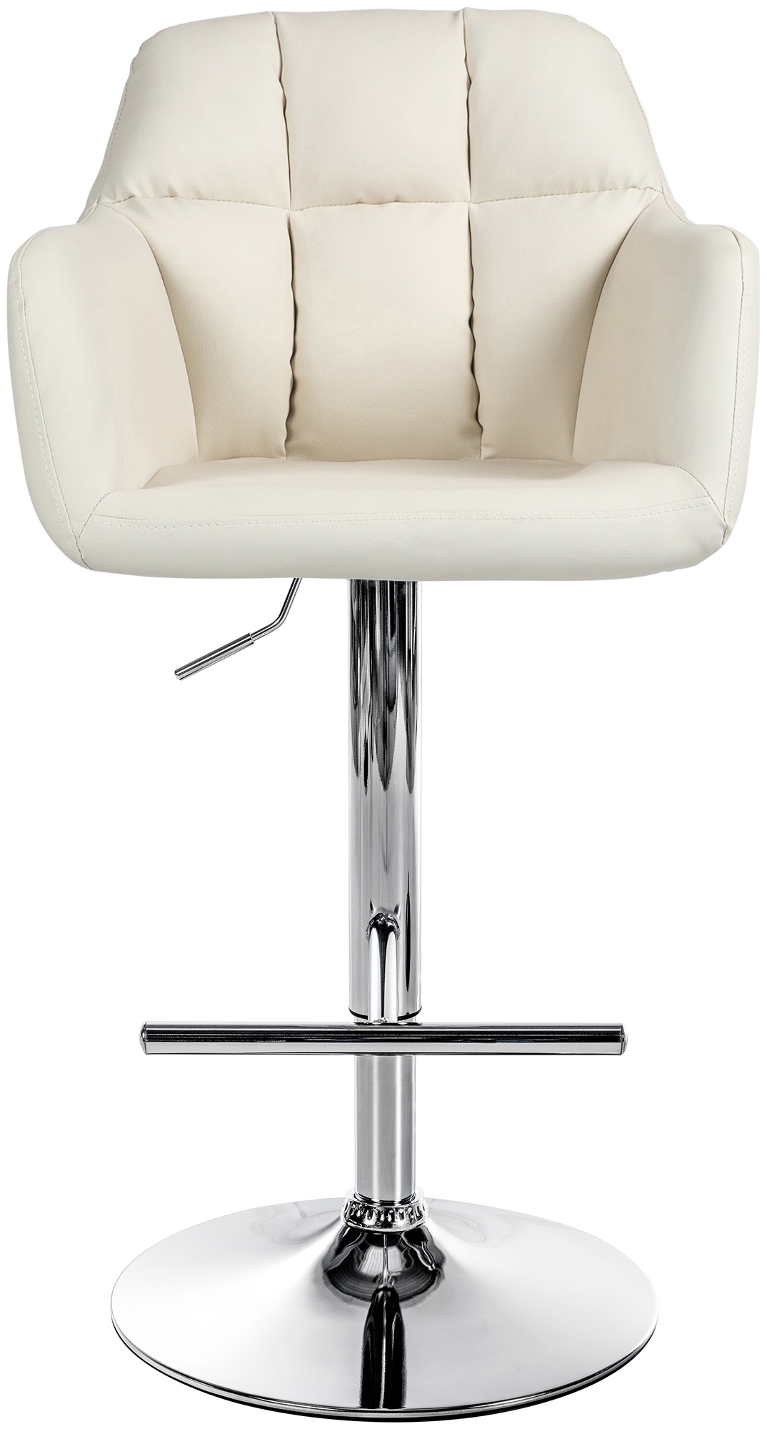 Barhocker Natoma Kunstleder chrom
