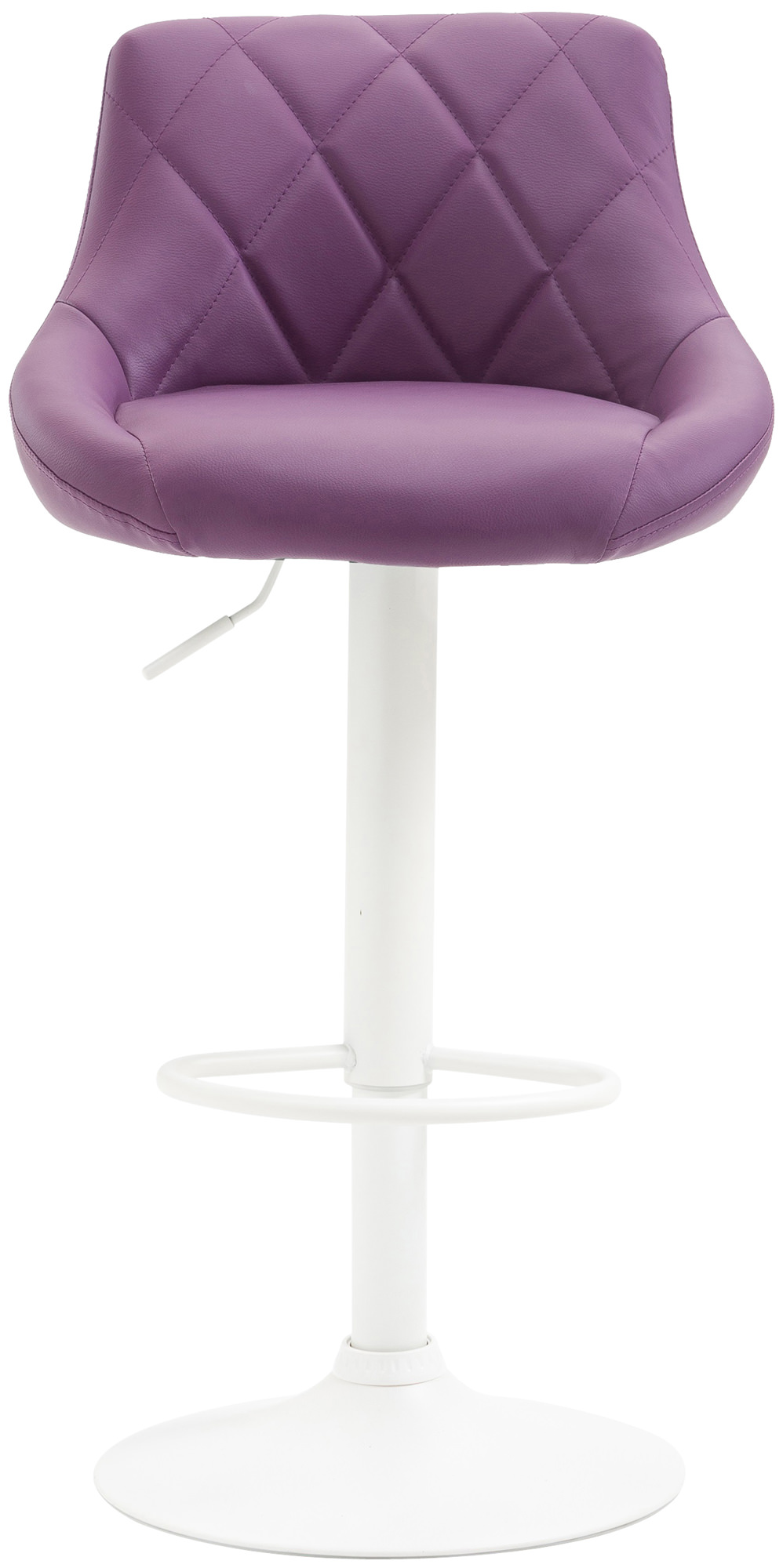 Barhocker Lazio Kunstleder weiß