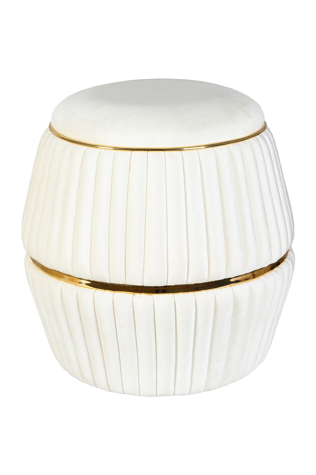 Hocker Hocker Doric 225 Elfenbein / Gold