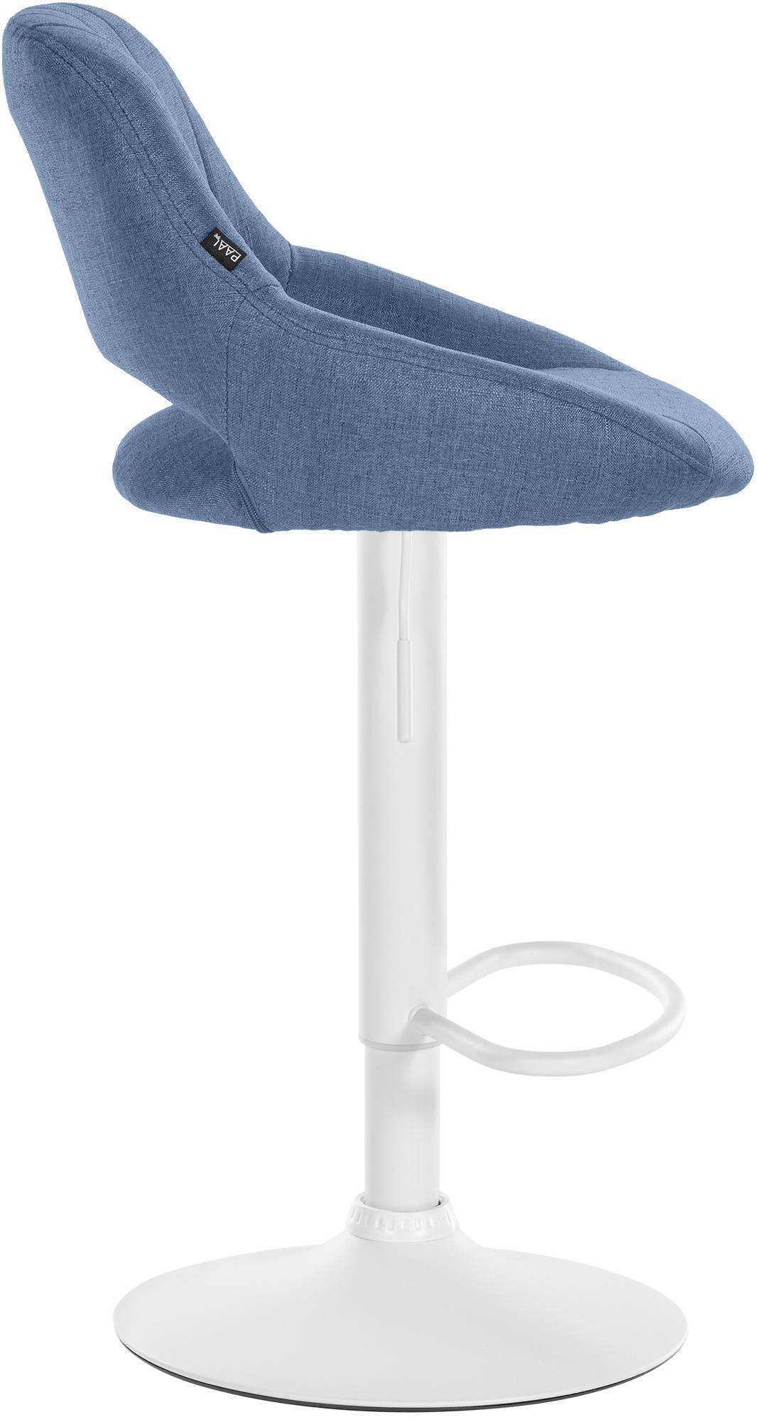 Barhocker Milet Stoff weiß