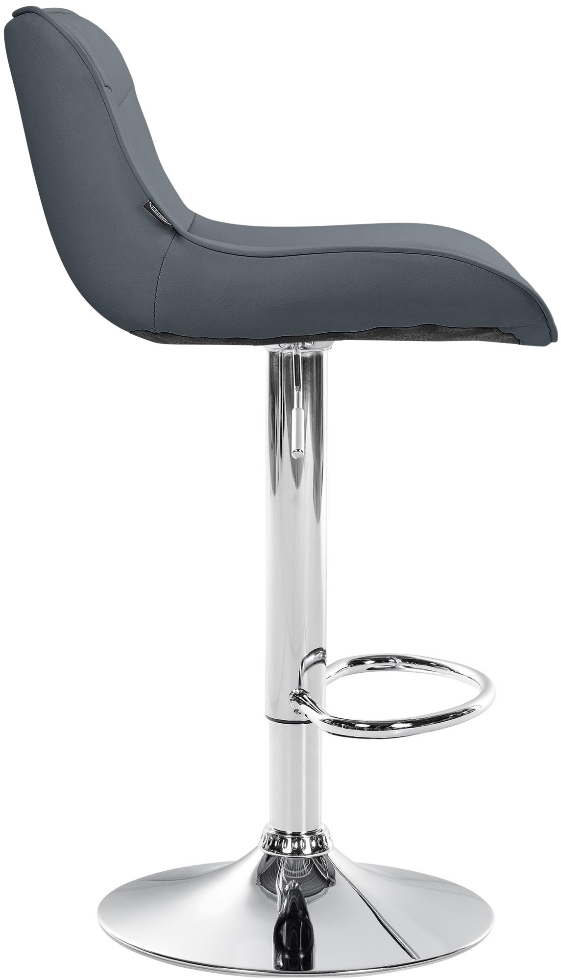 Barhocker Vonore Kunstleder chrom