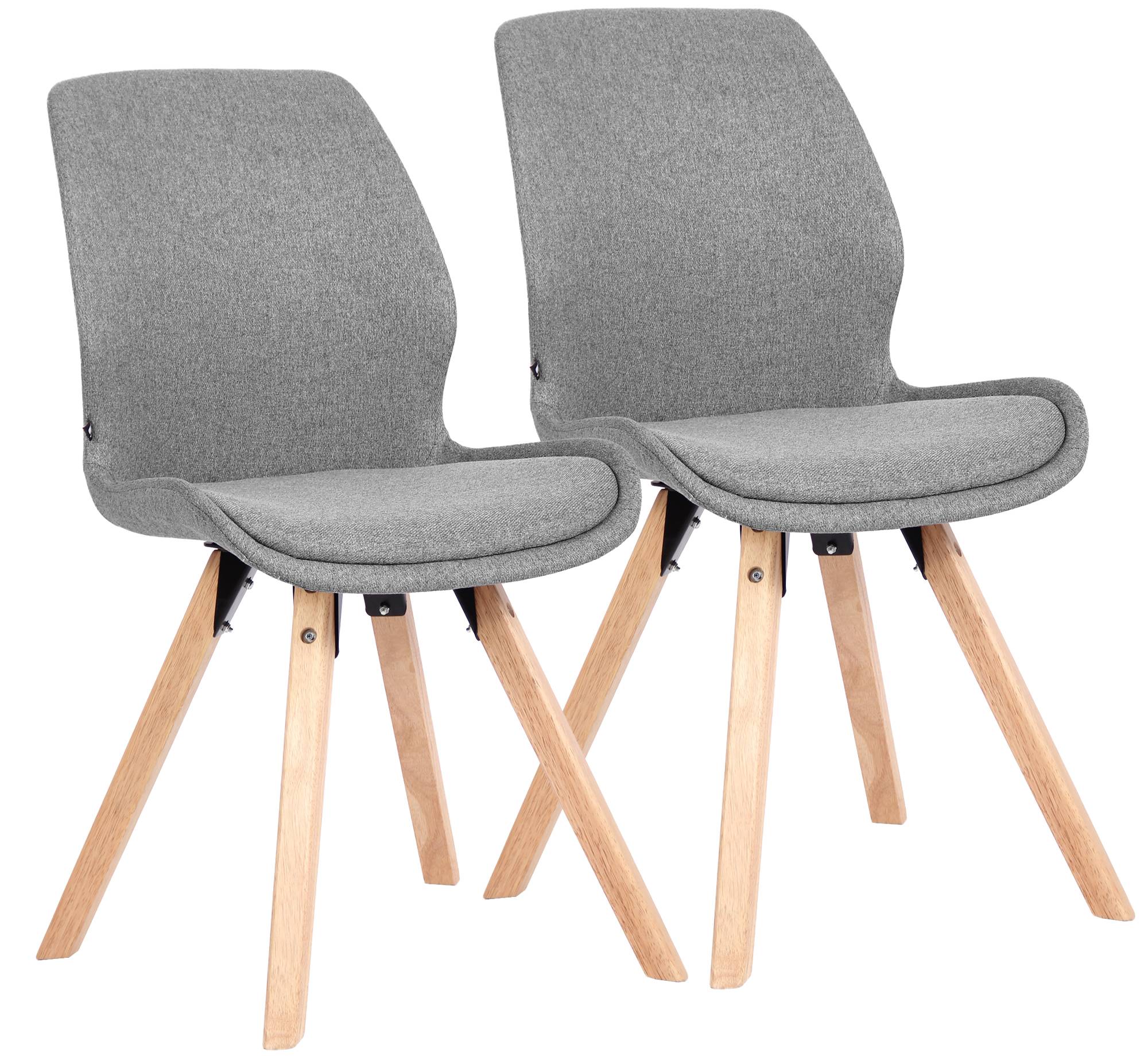 2er Set Stuhl Luna Stoff