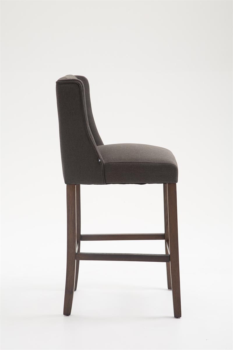 Barhocker Cassandra Stoff Antik-dunkel