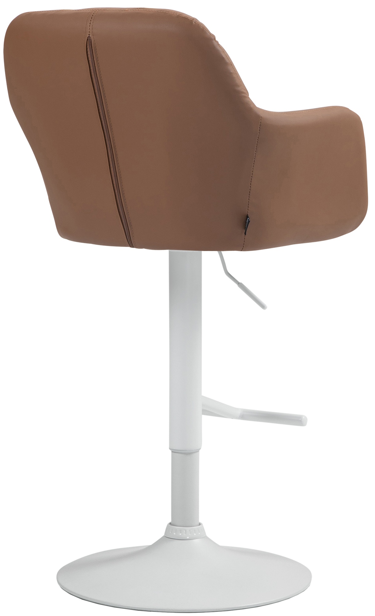 Barhocker Natoma Kunstleder weiß