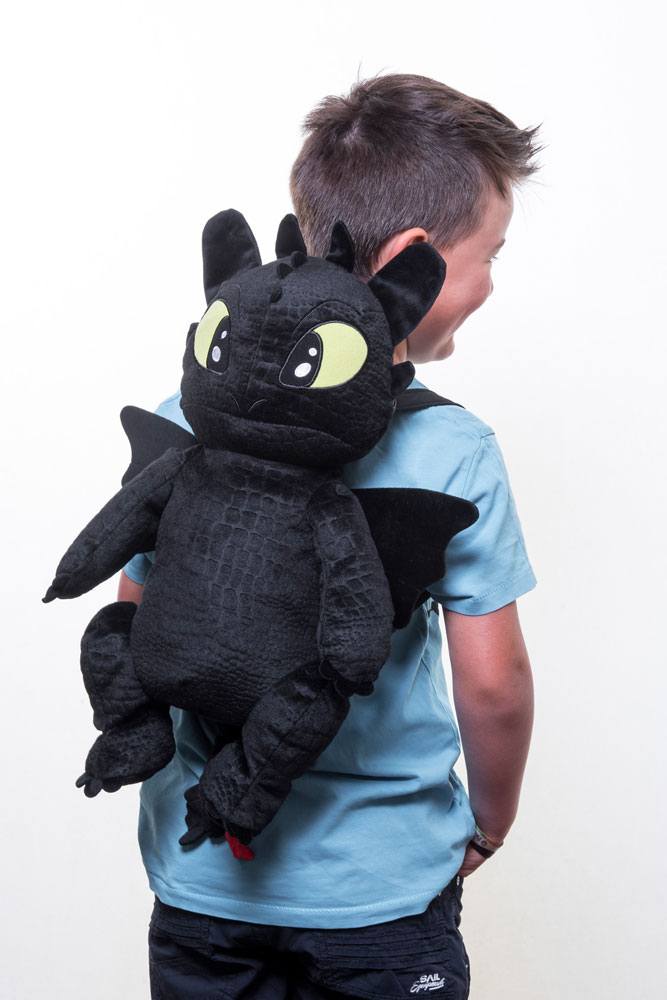 Joy Toy Plüschfiguren Drachenzähmen leicht gemacht - Plüsch-Rucksack, Toothless