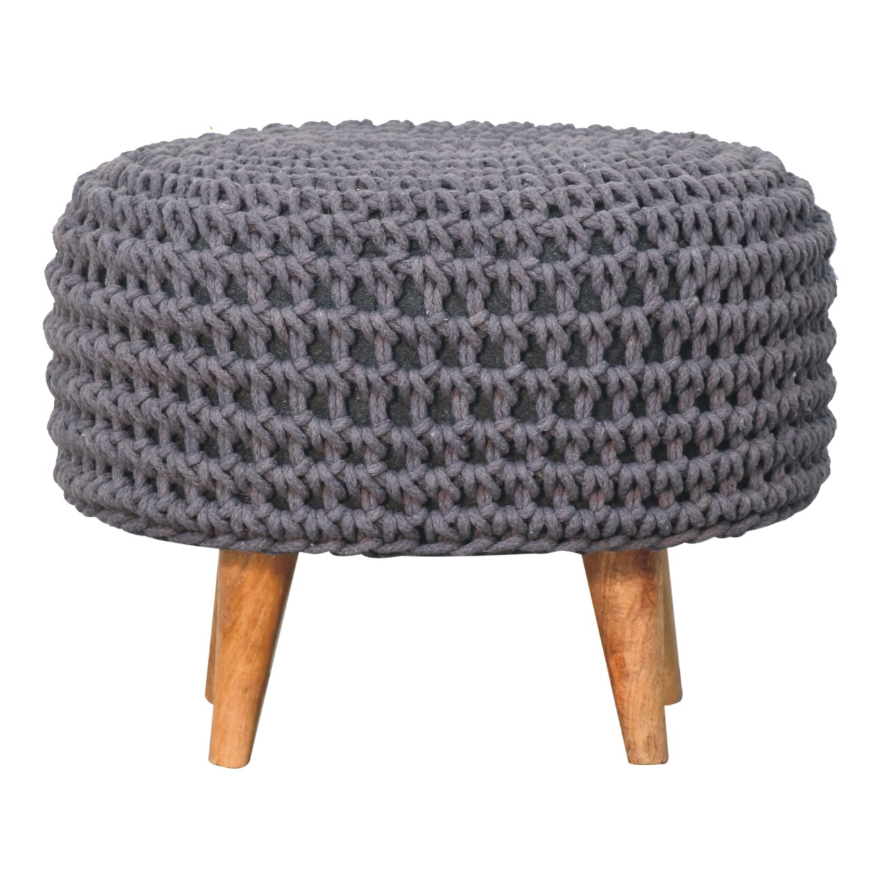 Keeva Grey, länglicher Fußhocker