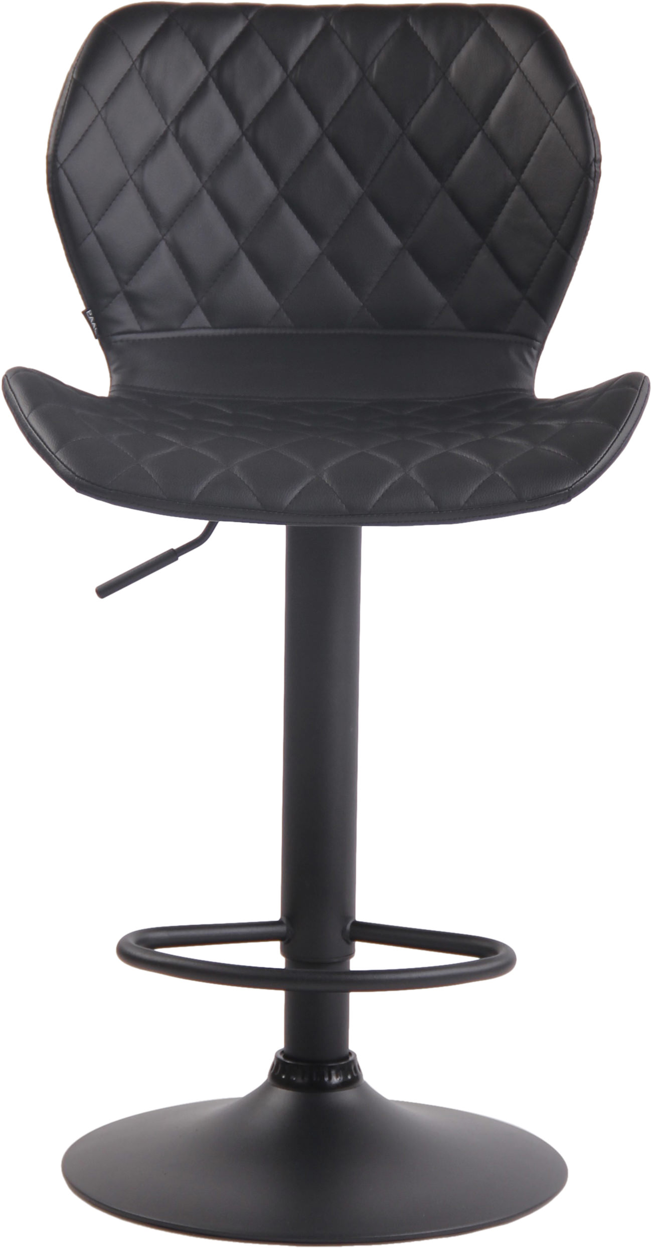 2er Set Barhocker Cork Kunstleder schwarz