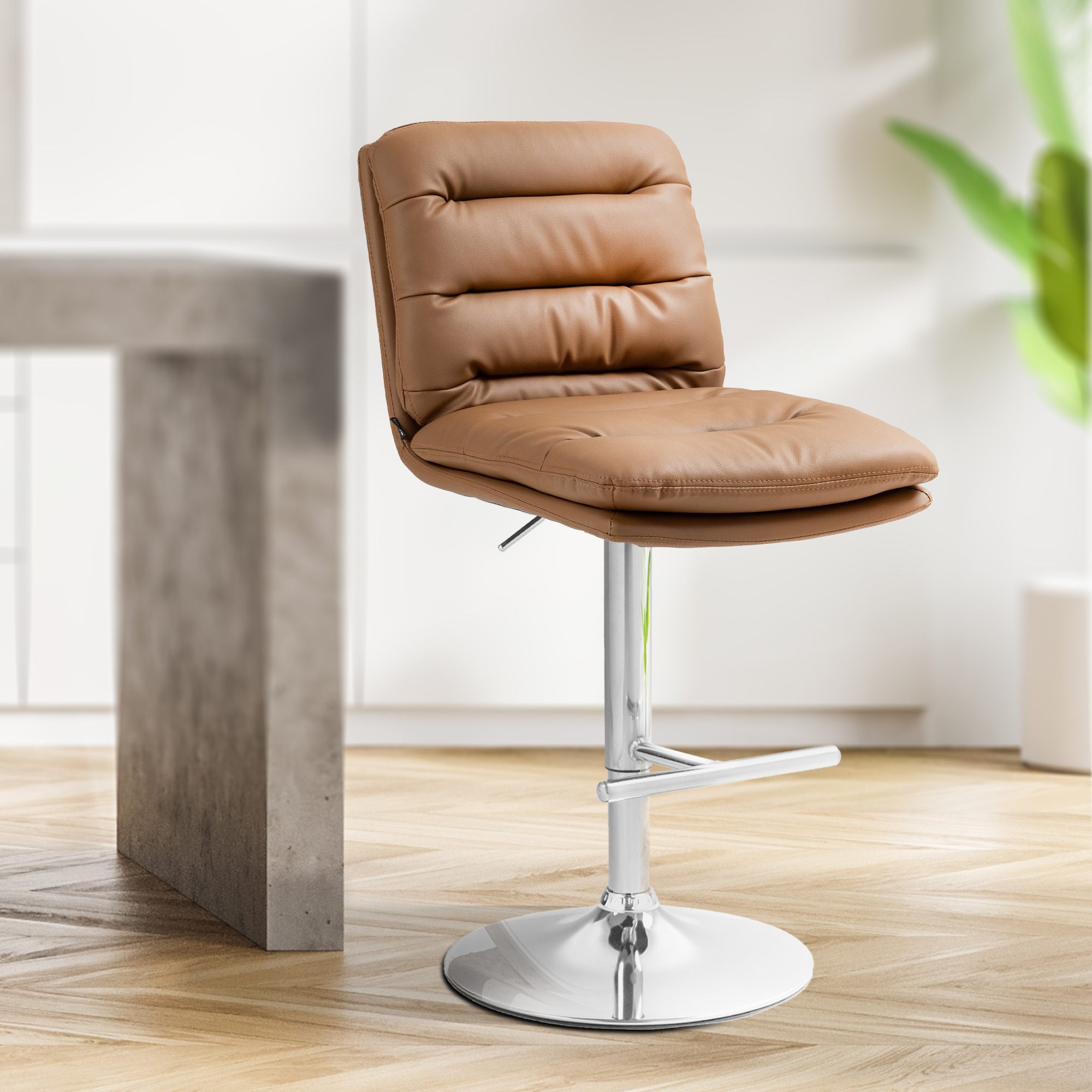 Barhocker Damar Kunstleder chrom