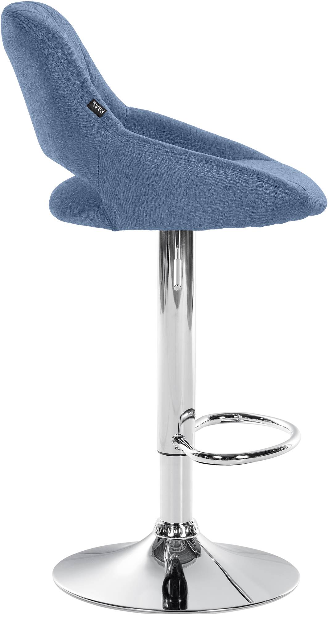 Barhocker Milet Stoff chrom