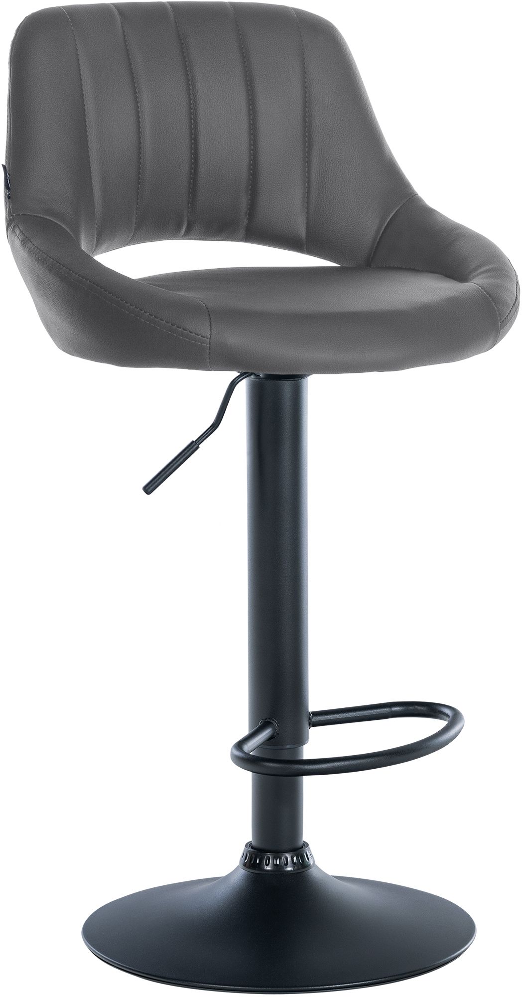 Barhocker Milet Kunstleder schwarz