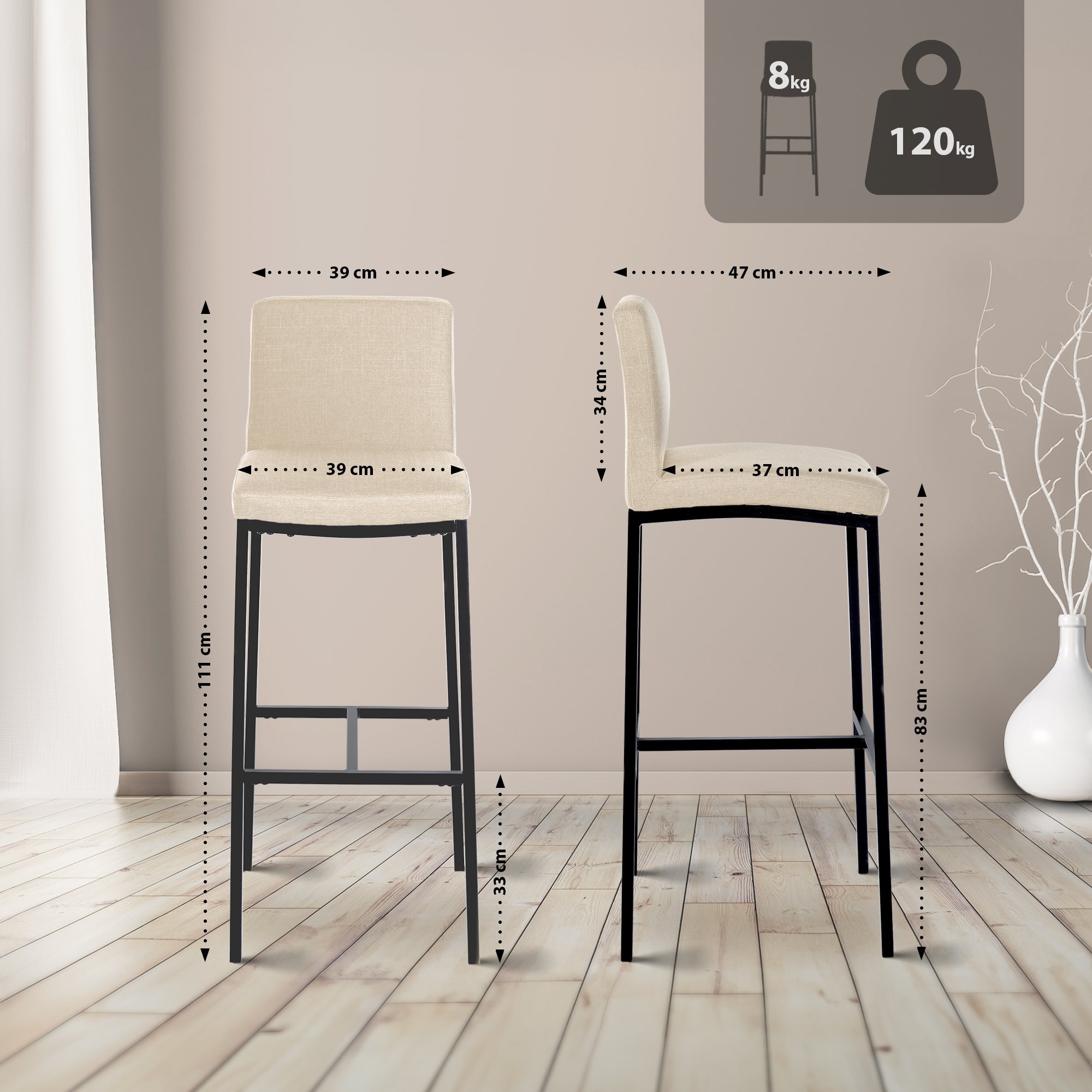 Barhocker Freeport Stoff B