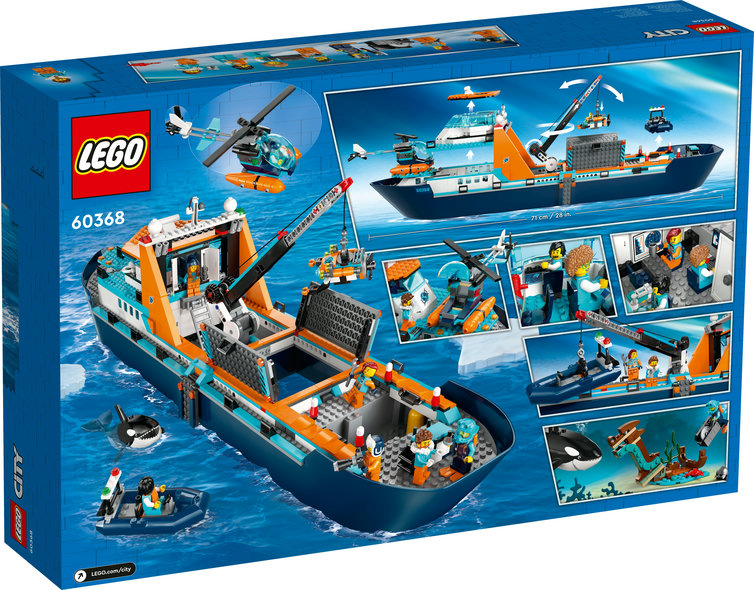 LEGO® Modelle & Fahrzeuge LEGO® 60368 - City Arktis-Forschungsschiff (815 Teile)
