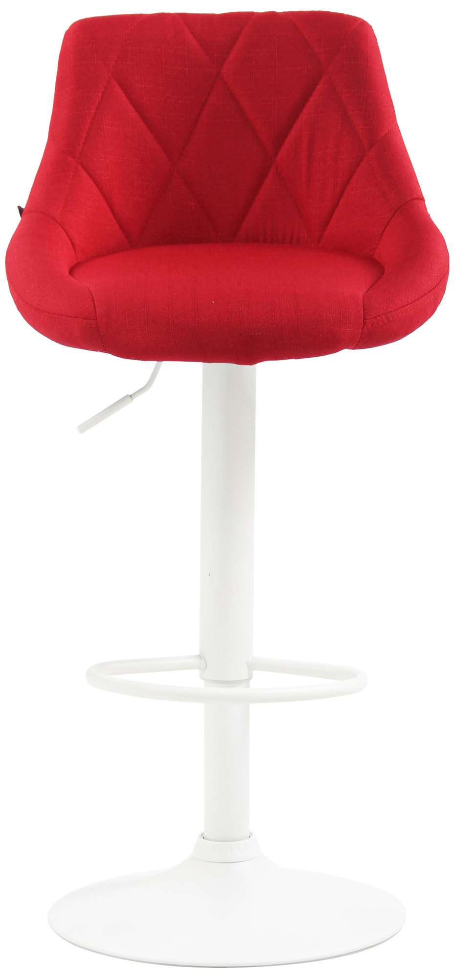 Barhocker Lazio Stoff weiß