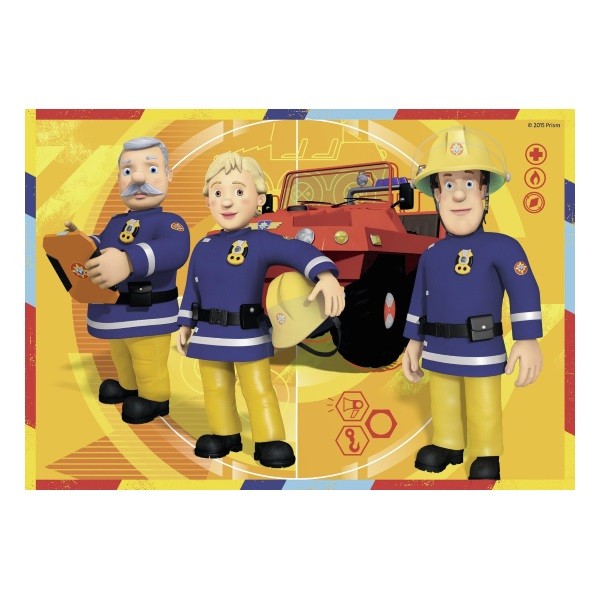 Ravensburger Puzzles Feuerwehrmann Sam - Puzzle 2x12 Teile