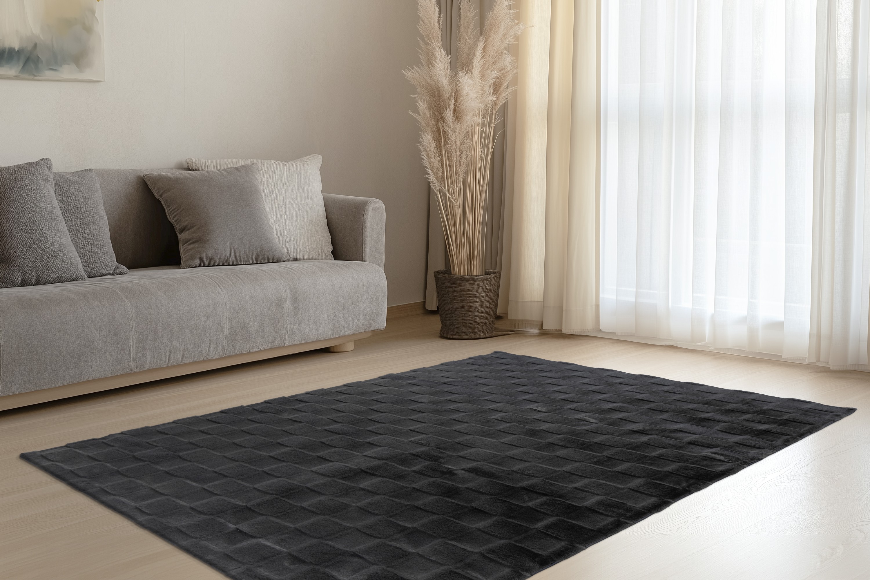 Teppich Botany 625 Graphit 80 x 150 cm