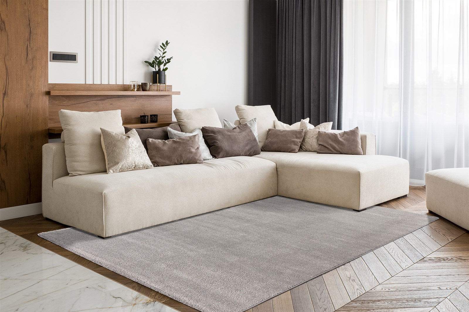 Teppich Nila 125 Grau 120cm x 170cm