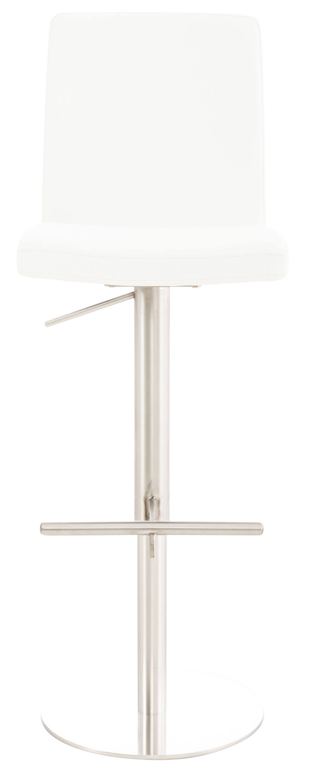 2er Set Barhocker Cadiz Kunstleder edelstahl
