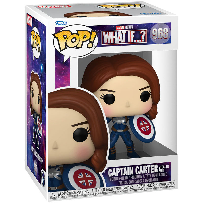 Funko Sammel- & Spielfiguren Funko 58653 - Pop! Marvel What If Captain Carter Stealth #968