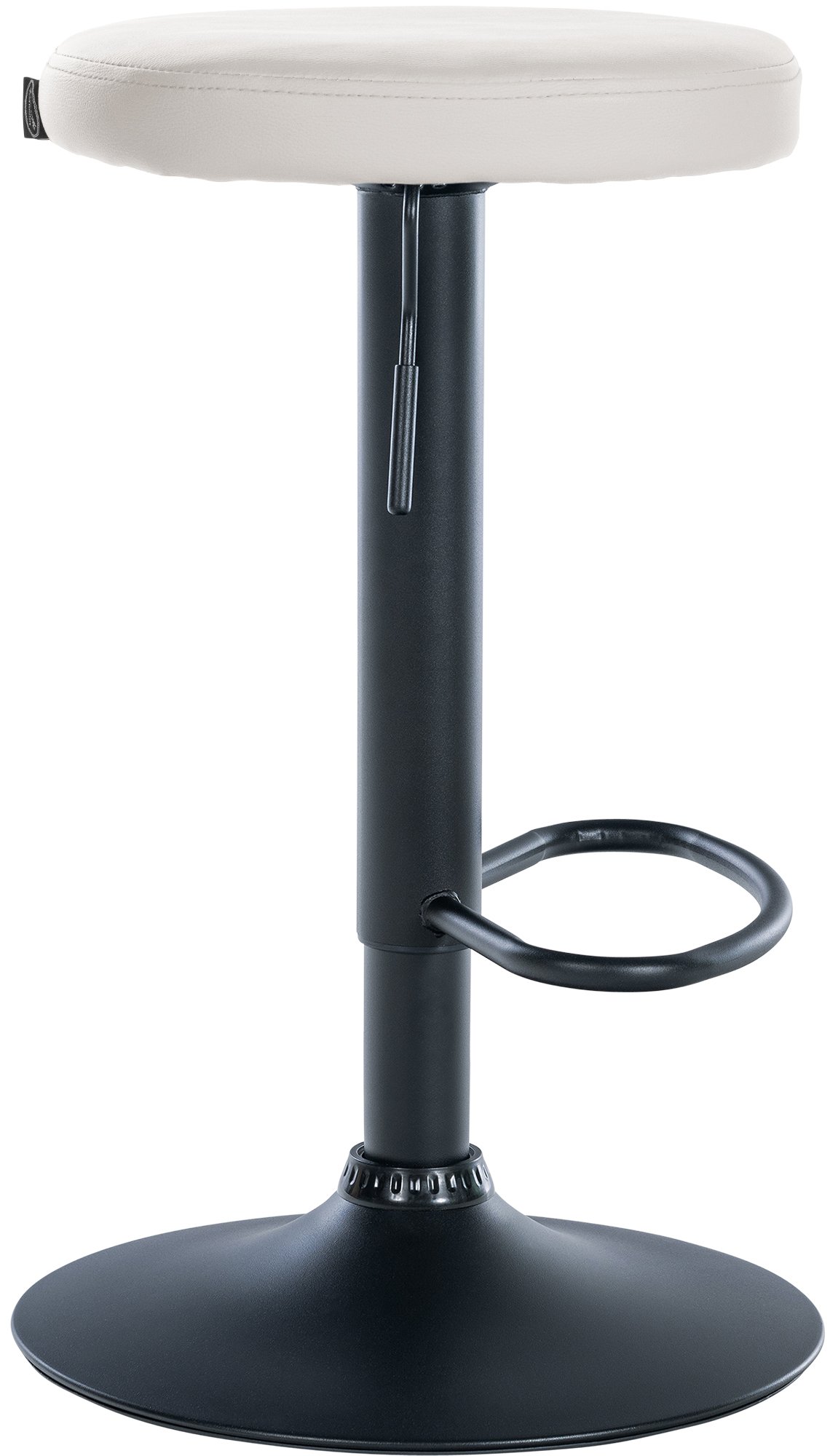 2er Set Barhocker Ponte Kunstleder schwarz