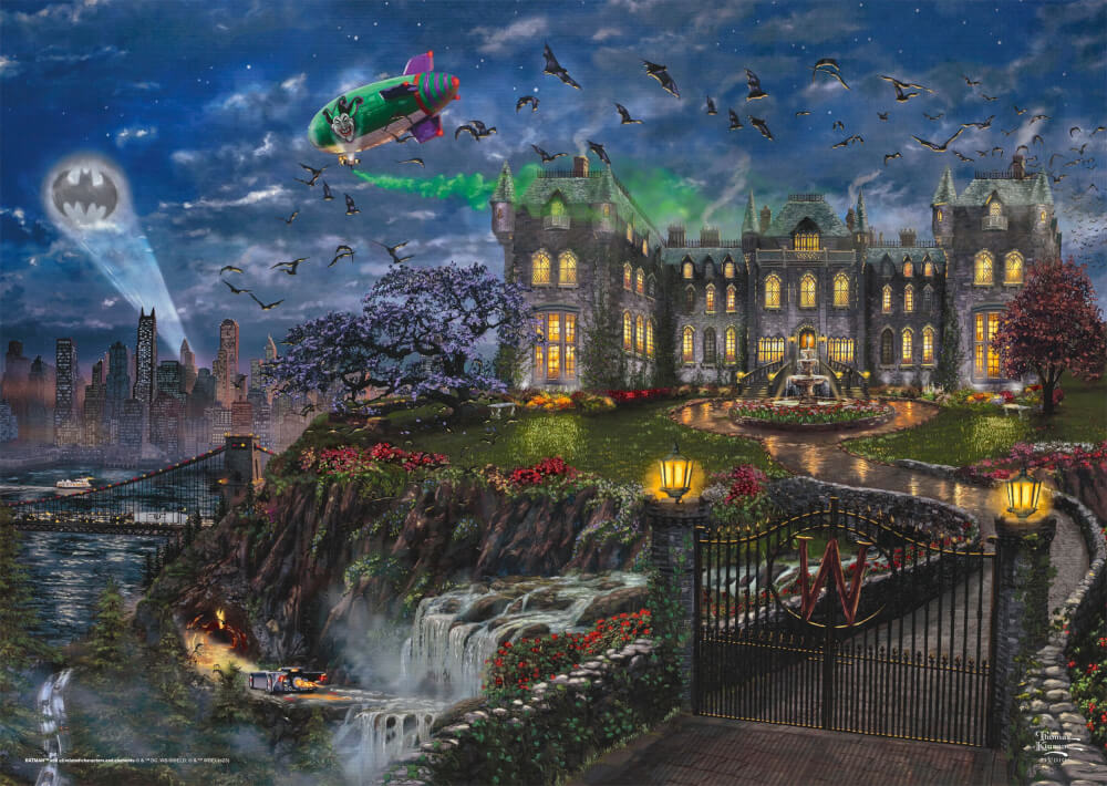 Schmidt Spiele GmbH Puzzles Warner - DC, Wayne Manor™, 1000 Teile - Puzzle