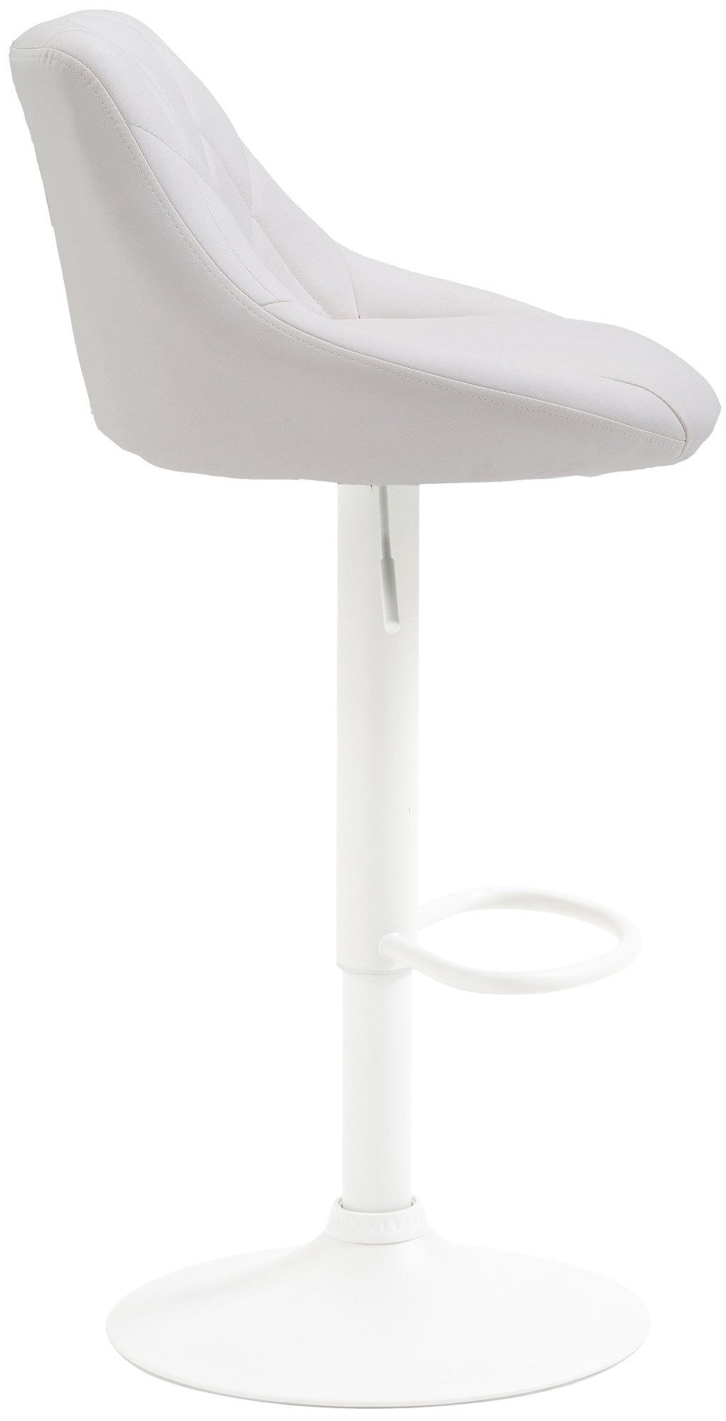 Barhocker Lazio Kunstleder weiß