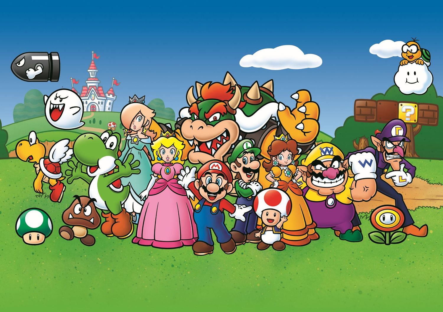 Winning Moves Deutschland GmbH Puzzles Winning Moves 29476 - Super Mario and Friends - 500 Teile Puzzle