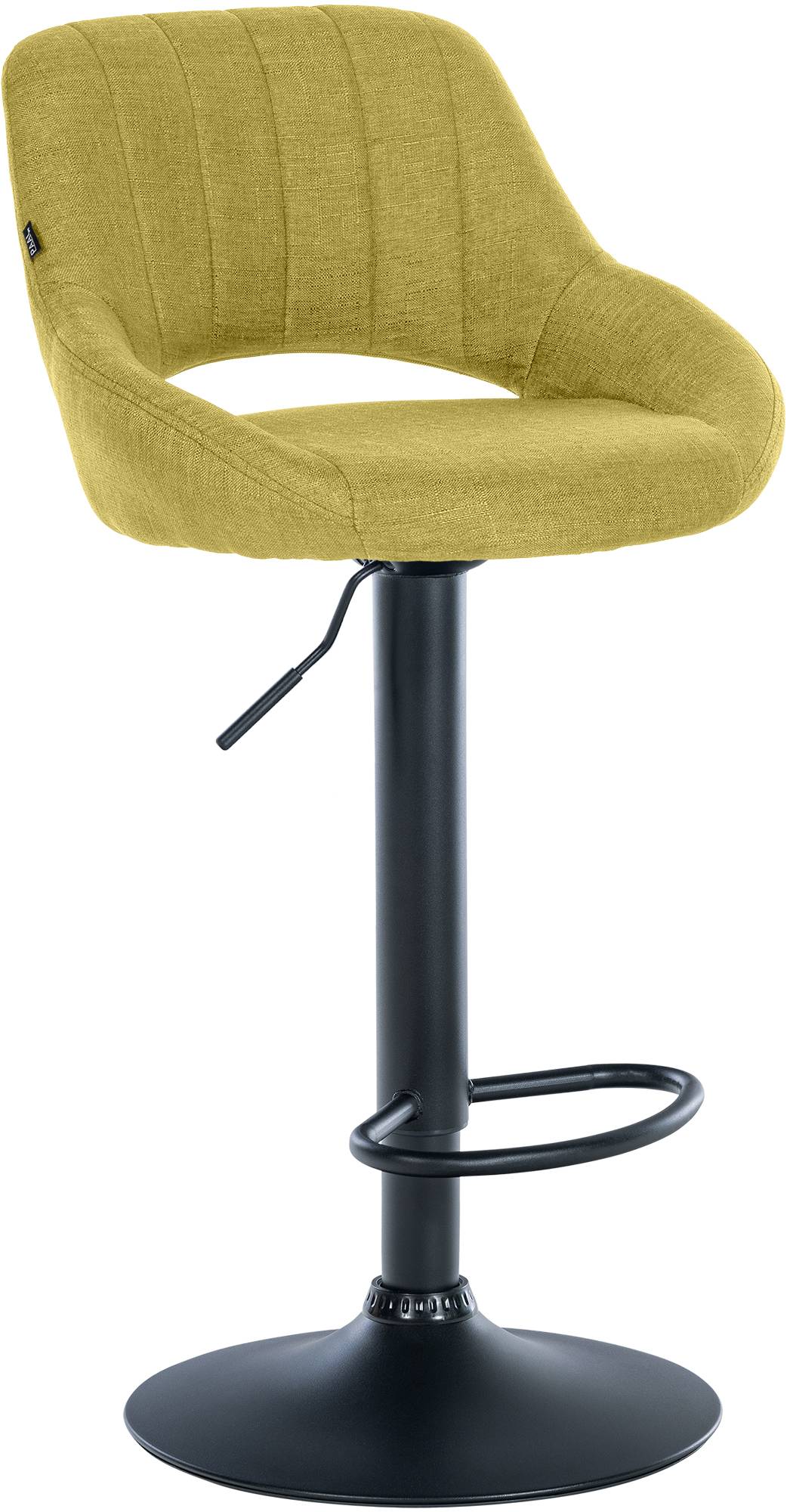 Barhocker Milet Stoff schwarz