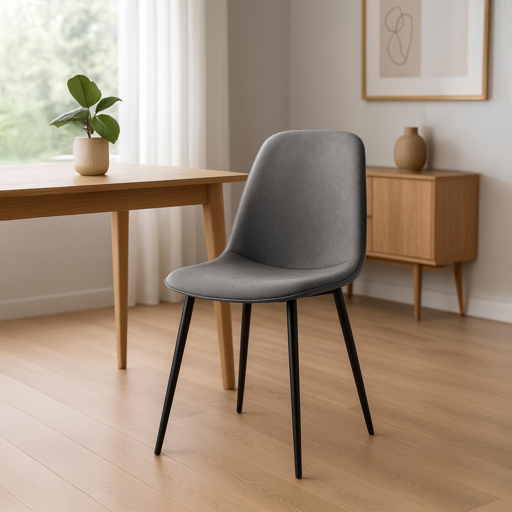 2er Set Esszimmerstuhl Maryam Stoff