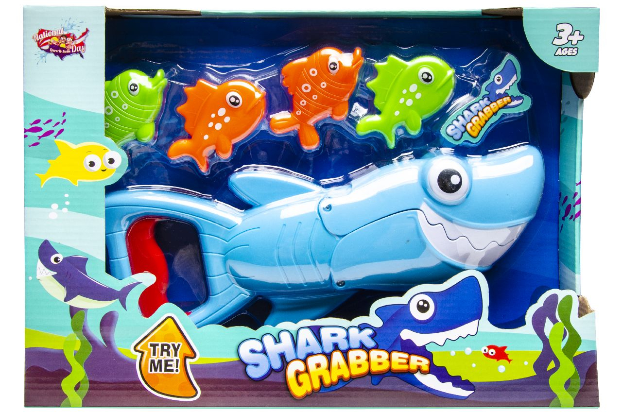 LG-Imports Geschicklichkeitsspiele Shark Grabber Fishing Set