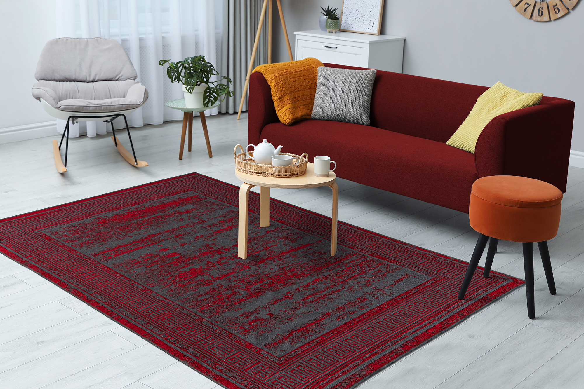 Teppich Kalea 325 Rot 120 x 170 cm