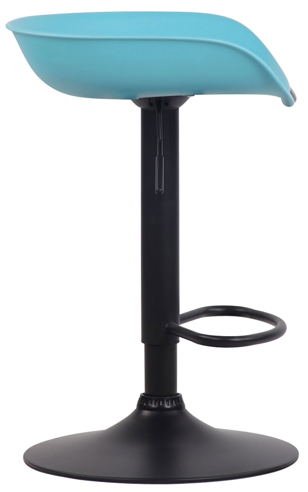Barhocker Anaheim Kunststoff schwarz