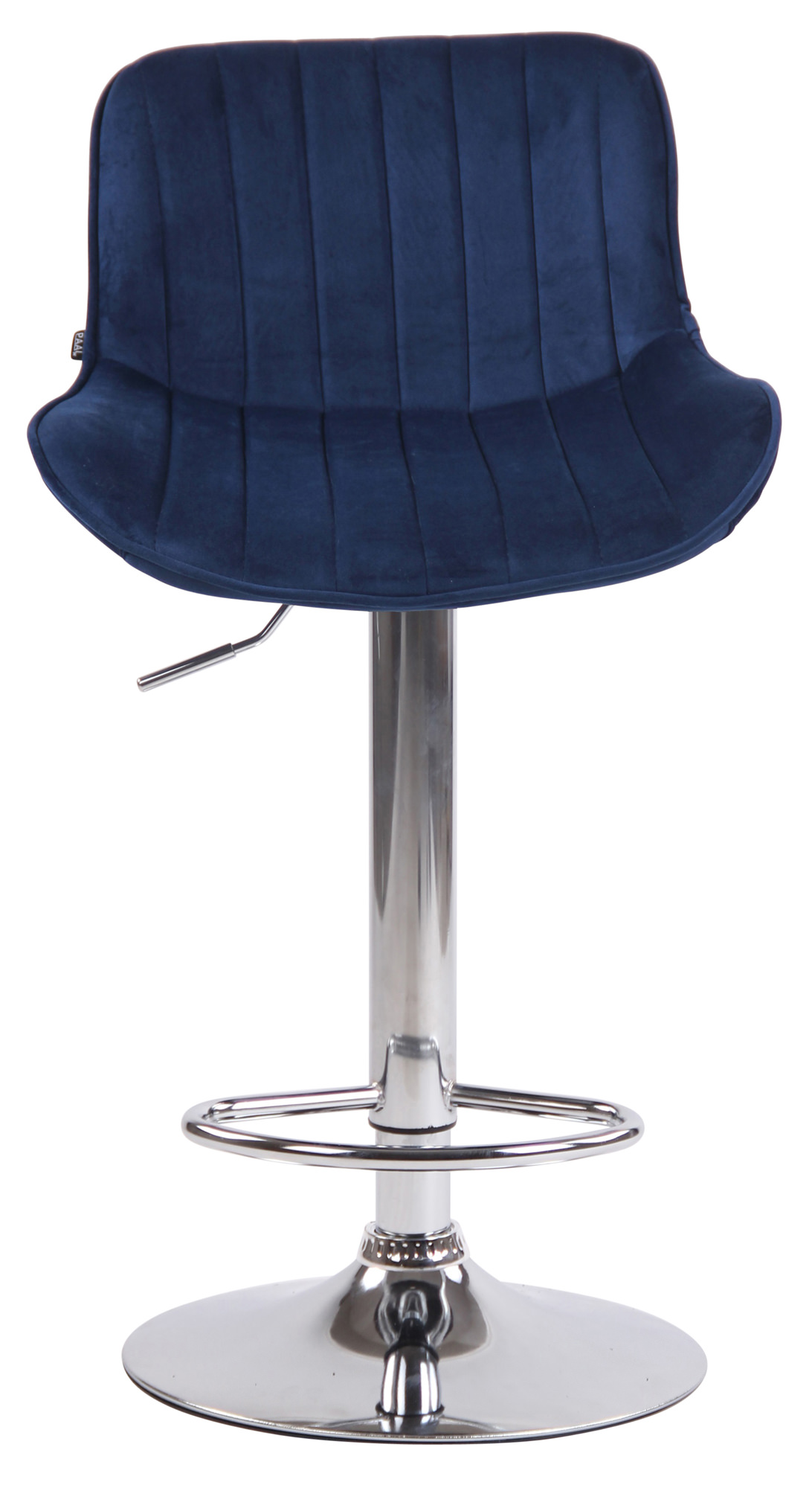 Barhocker Lentini Samt chrom