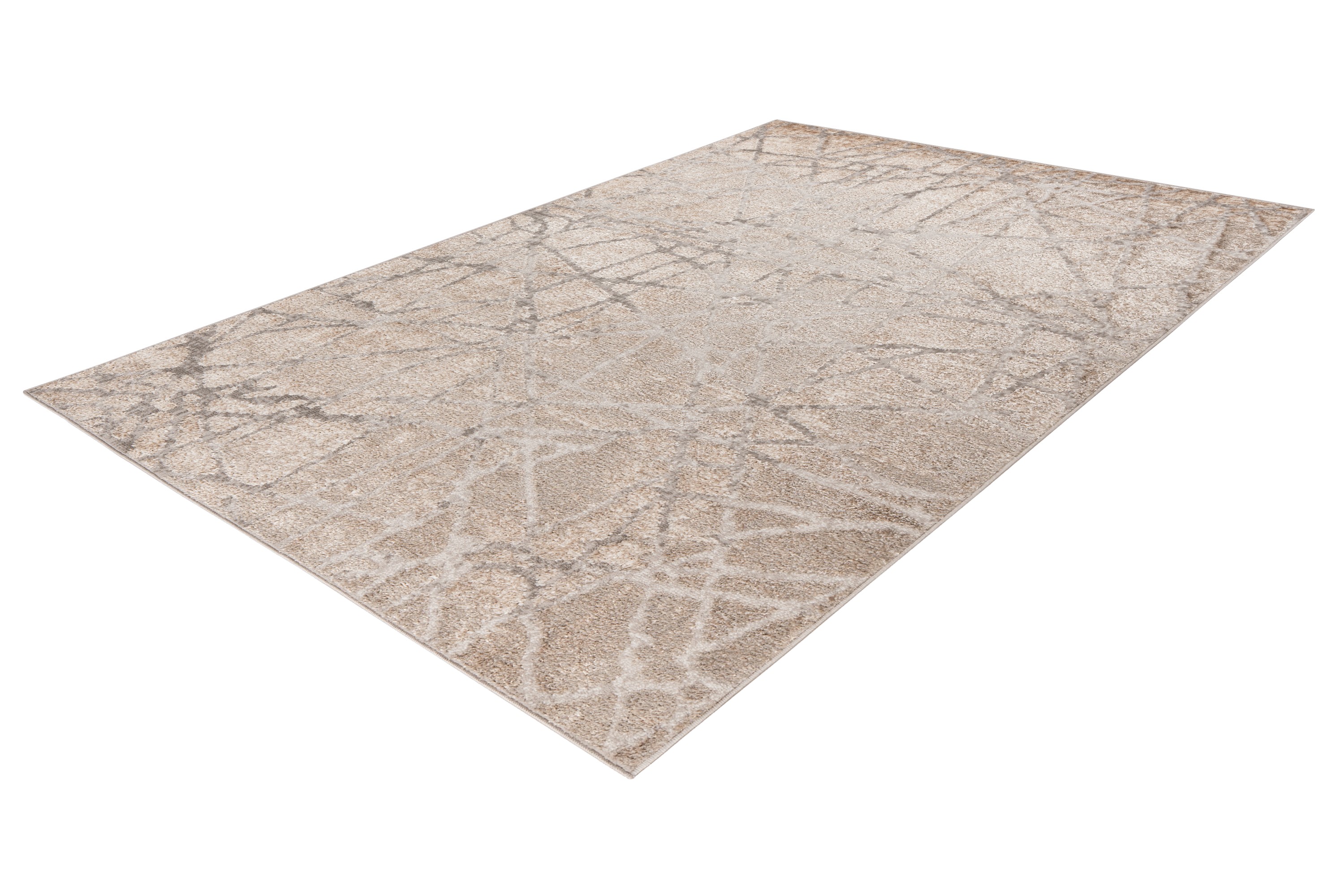 Teppich Catcher 125 Silber / Beige 120 x 170 cm