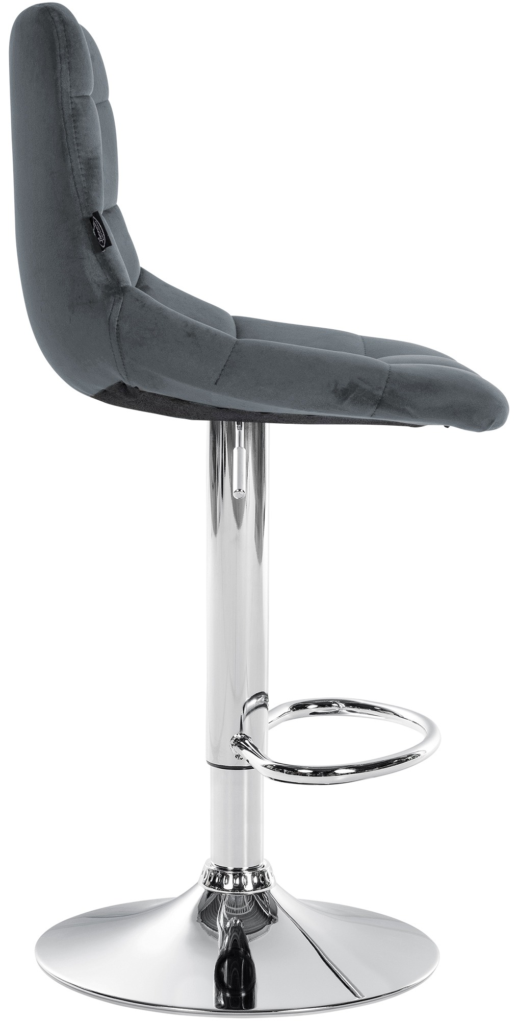 Barhocker Jerry Samt chrom