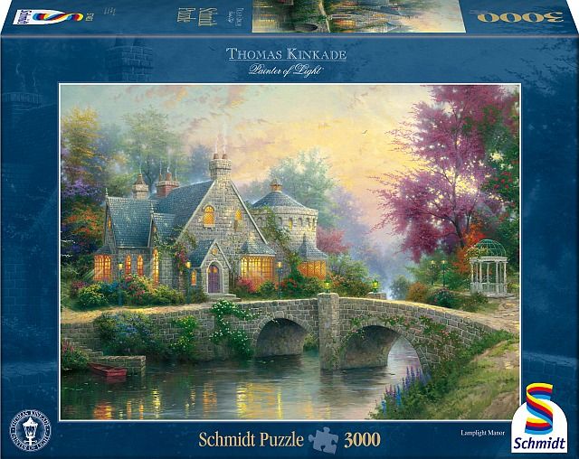 Schmidt Spiele GmbH Puzzles Thomas Kinkade - Abendstimmung - 3000 Teile Puzzle