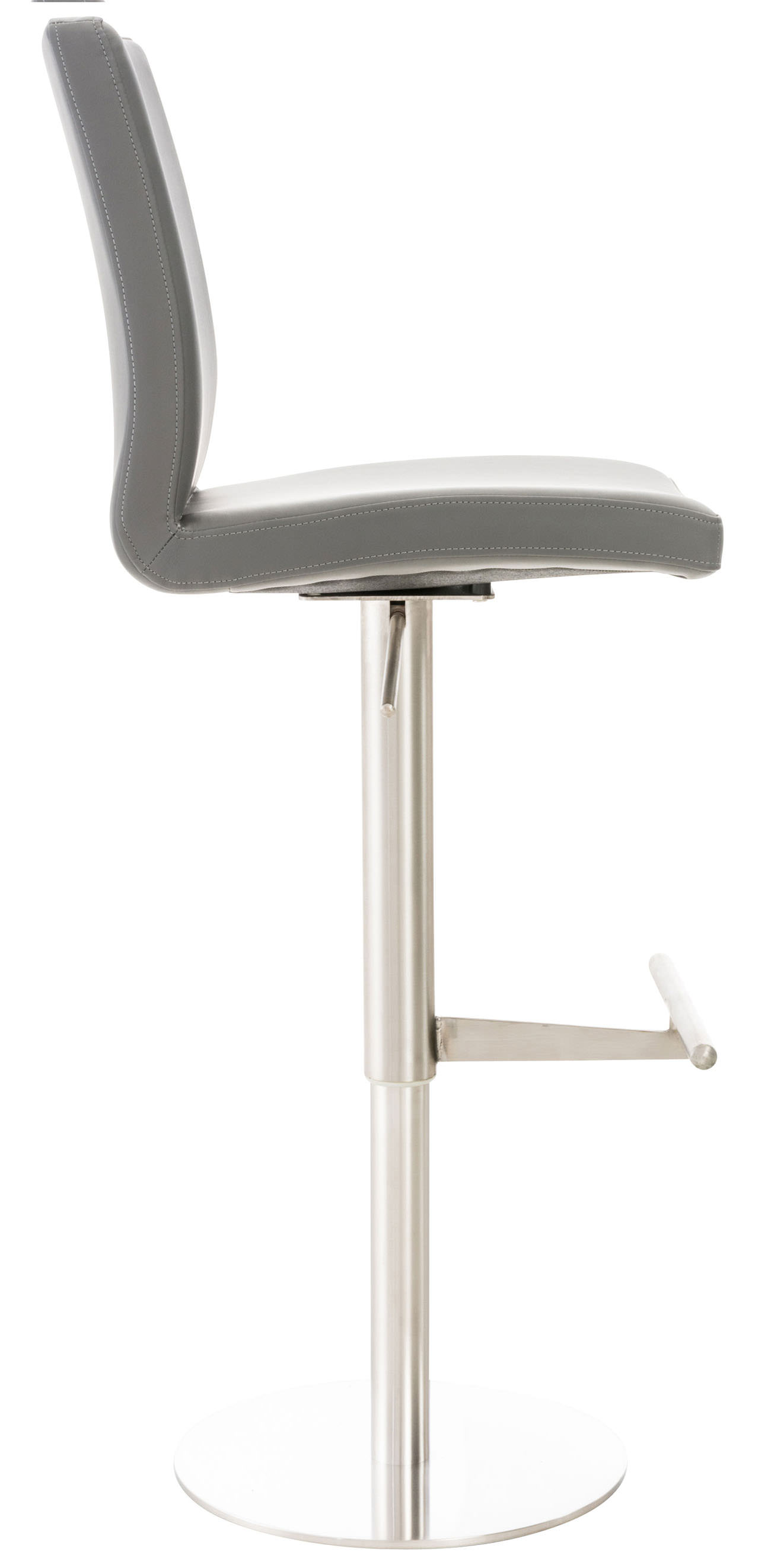 Barhocker Cadiz Kunstleder edelstahl